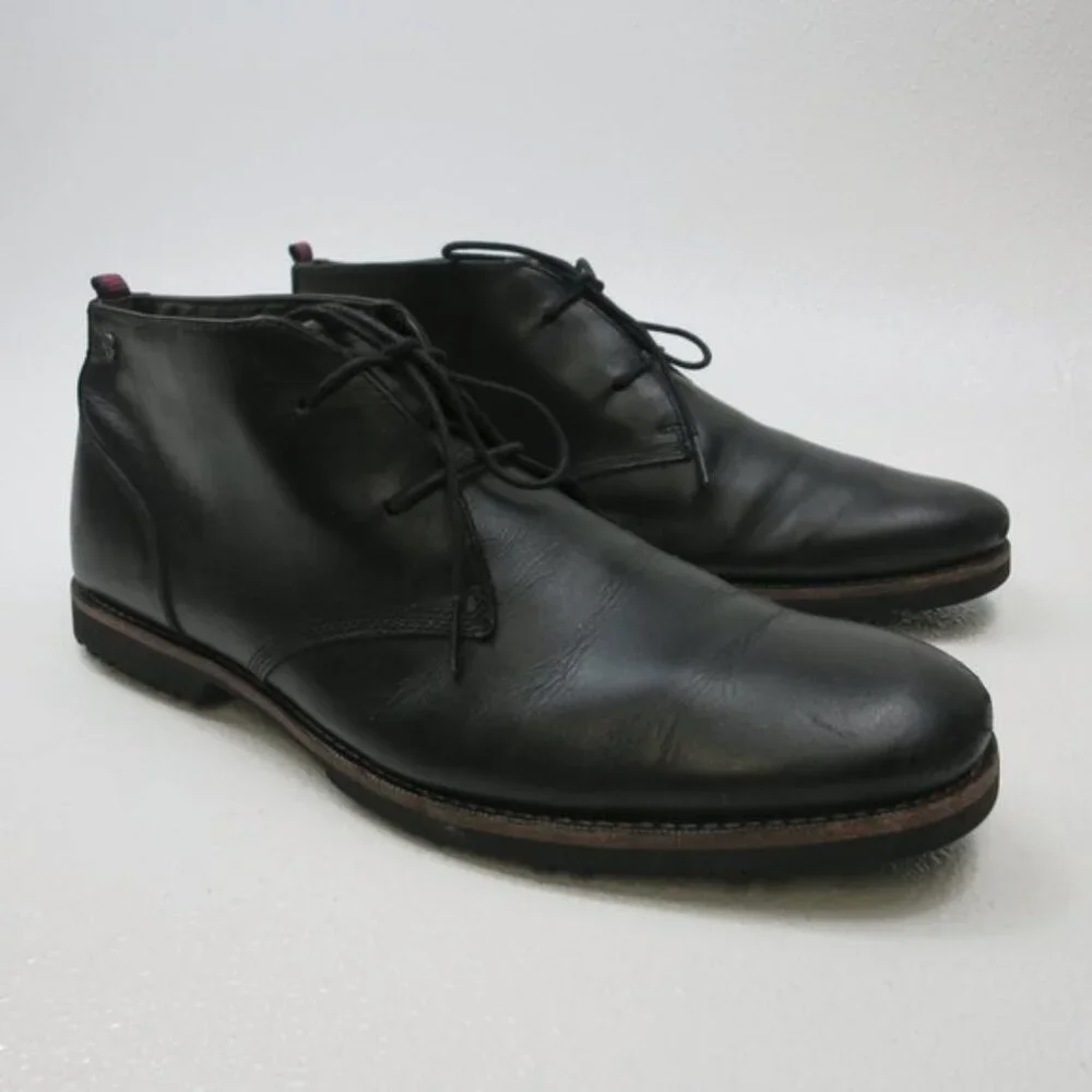 Timberland Mirror Fit System Leather Dress Chukka Boots Footwear Men's Sz 12